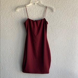 Maroon dress